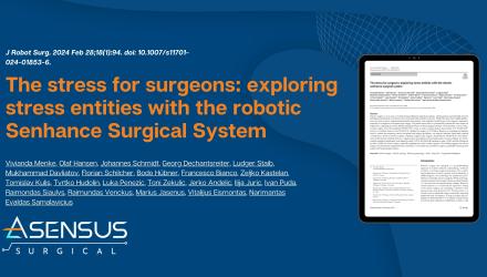 The Stress for Surgeons Exploring Stress Entities with the Robotic Senhance Surgical System